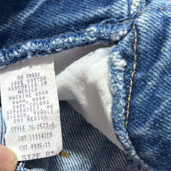 Action West Vintage 80’s Blue‎ Denim Shorts - Picture 9 of 9